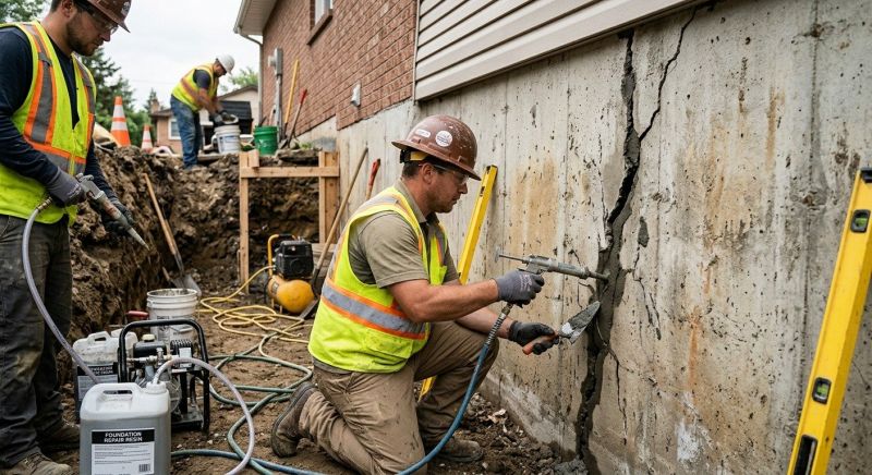 Cracked Foundation Repair in Apple Valley, CA