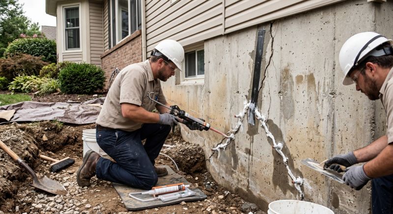 Cracked Foundation Repair in Running Springs, CA