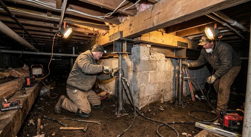 Crawl Space Leveling in Victorville, CA