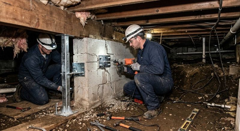 Crawlspace Foundation Repair in Running Springs, CA