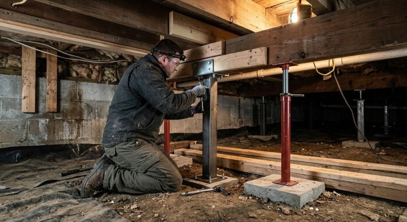 Crawlspace Structural Repair in Victorville, CA