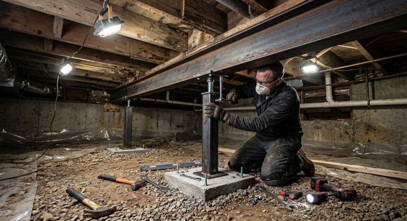 Crawlspace Structural Repair in Victorville, CA