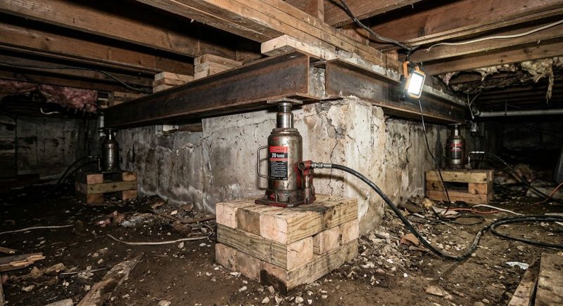 Foundation Jacking in Lake Arrowhead, CA