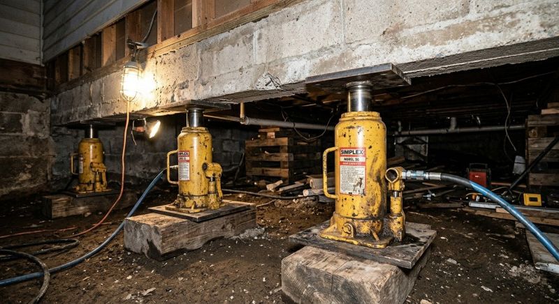 Foundation Jacking in Pinon Hills, CA