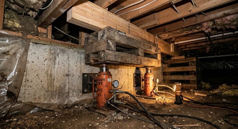Foundation Jacking in Wrightwood, CA