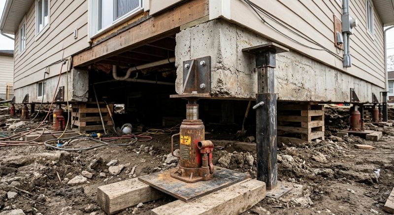 Foundation Jacking in Wrightwood, CA