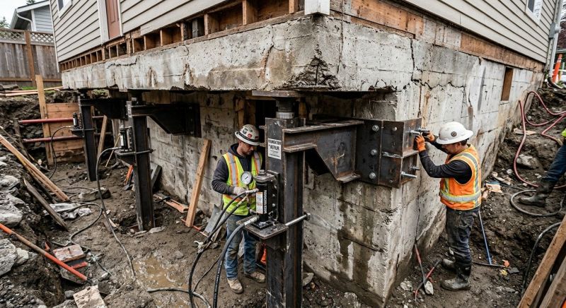 Foundation Lifting in Wrightwood, CA