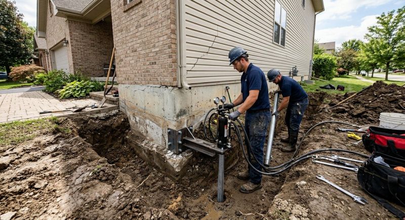 Foundation Settlement Repair in Victorville, CA