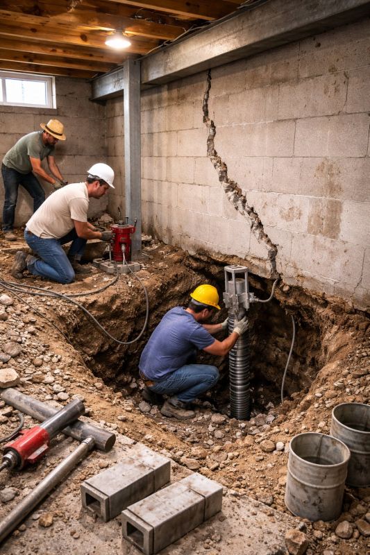 Foundation Structural Repair in Wrightwood, CA