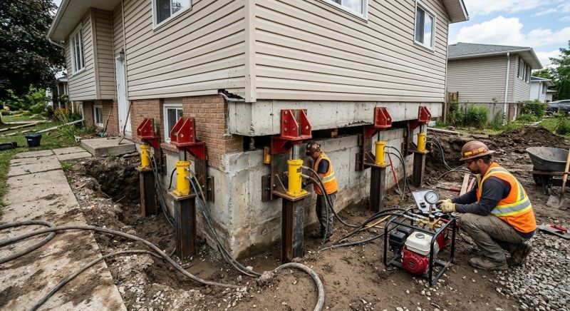 Sinking Foundation Lifting in Victorville, CA