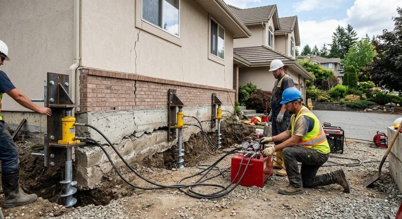Sinking Foundation Lifting in Victorville, CA