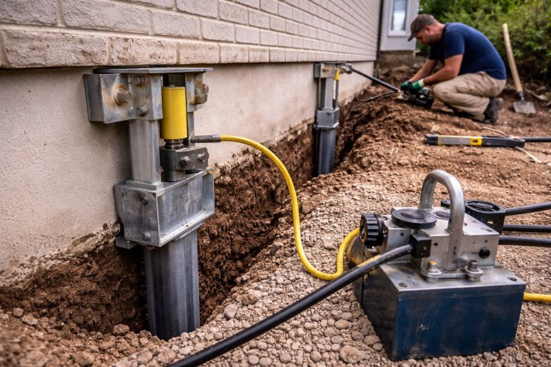 Sinking Foundation Repair in Running Springs, CA